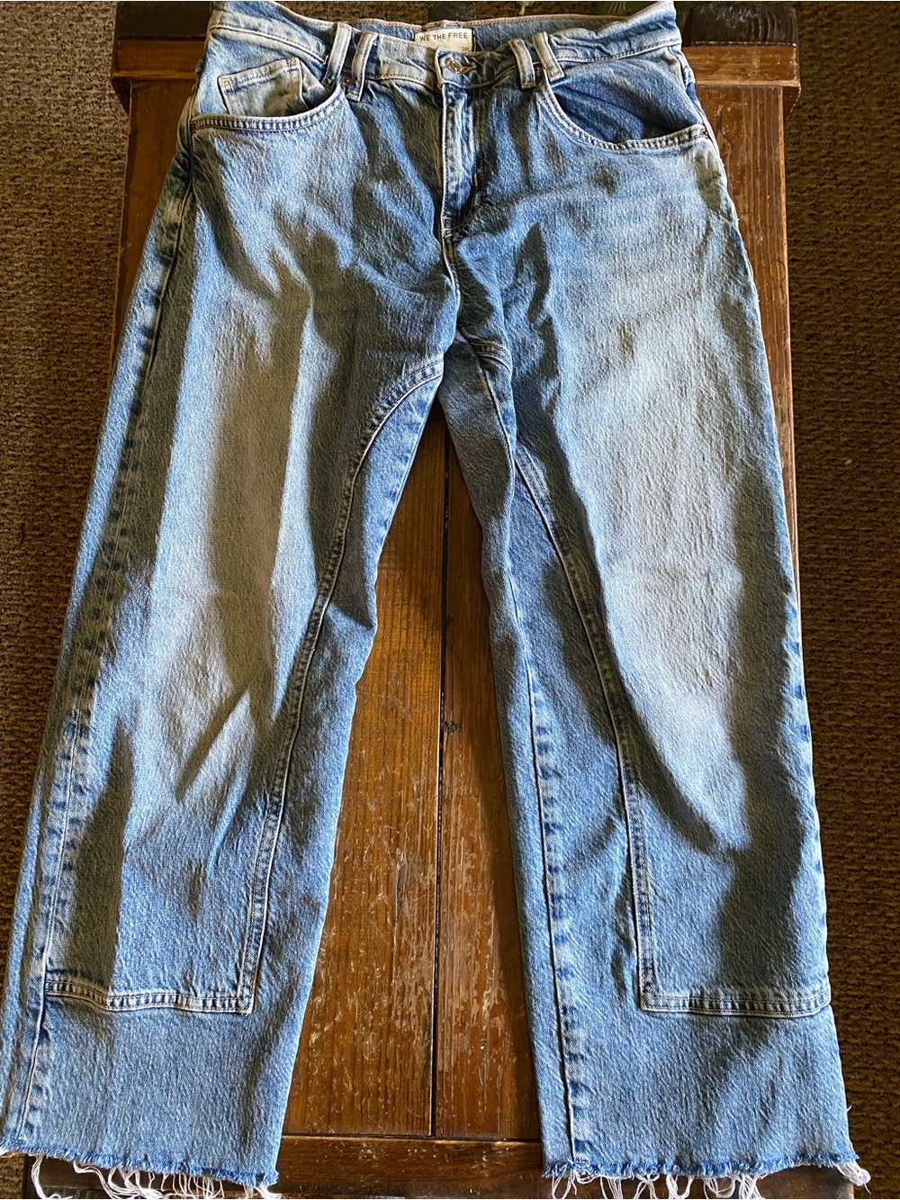 We The Free Light Blue Boyfriend Jeans - Picture 4 of 4
